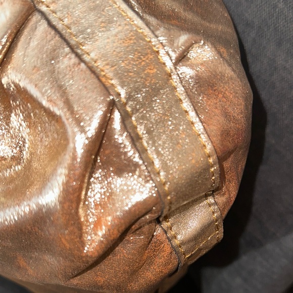 NWT Patricia Nash Women's Leather Bello Hobo Shoulder Bag Tri-Metallic - Picture 6 of 14